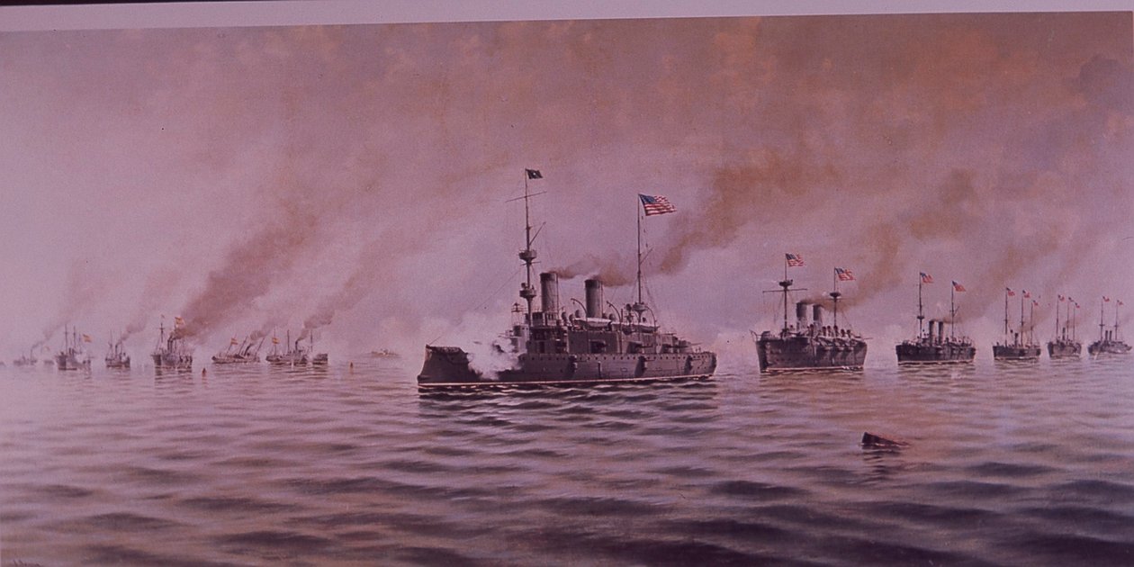 Guerre hispano-américaine de 1898, bataille de la baie de Manille - Alfonso Sanz