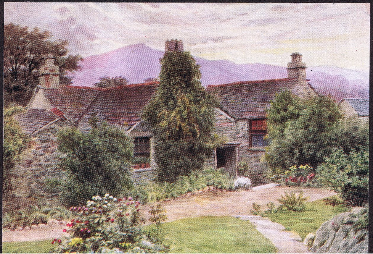 Dove Cottage, Grasmere, de The Cottages and the Village Life of Rural England publié par Dent & Sons Limited, 1912 - Alfred Robert Quinton