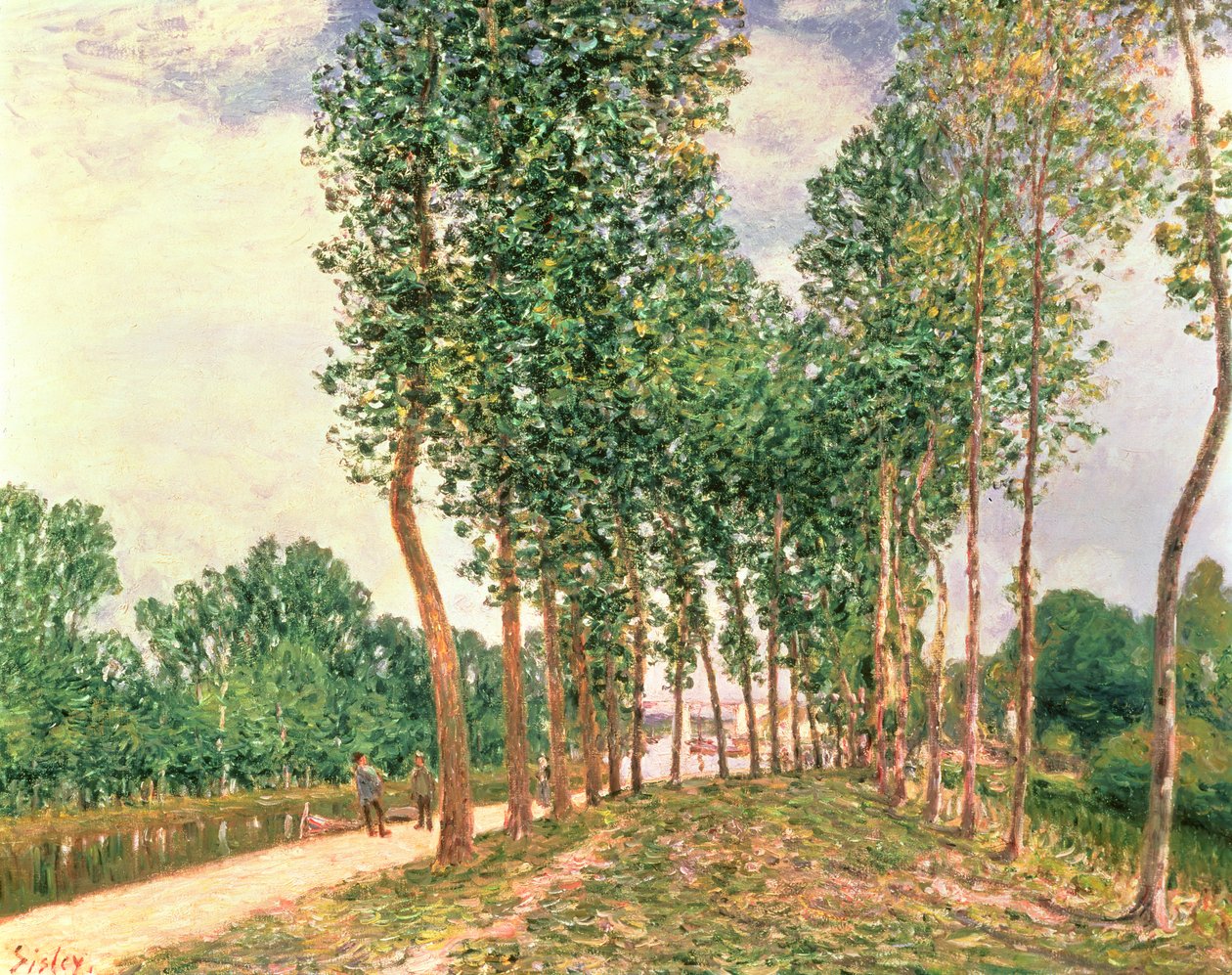 Rives du Loing, près de Moret - Alfred Sisley