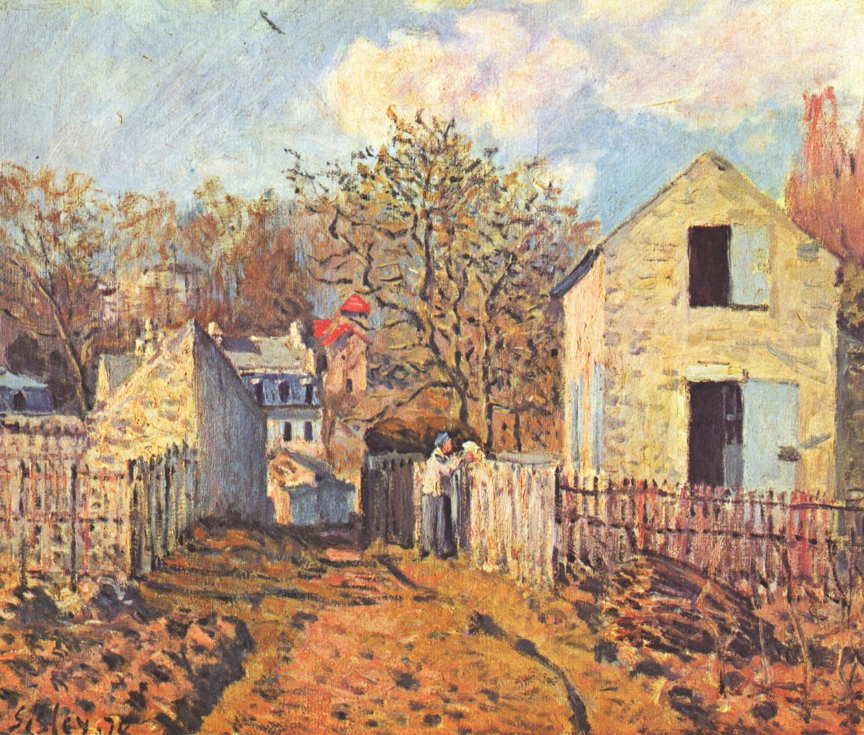 Village de Voisins - Alfred Sisley