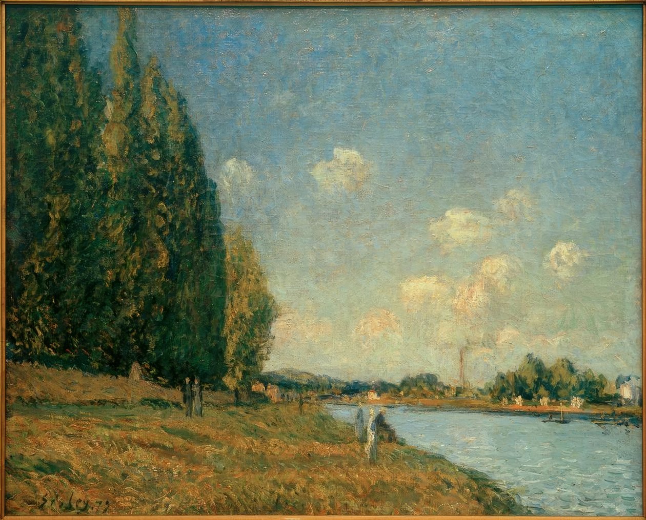 La Seine à Billancourt - Alfred Sisley