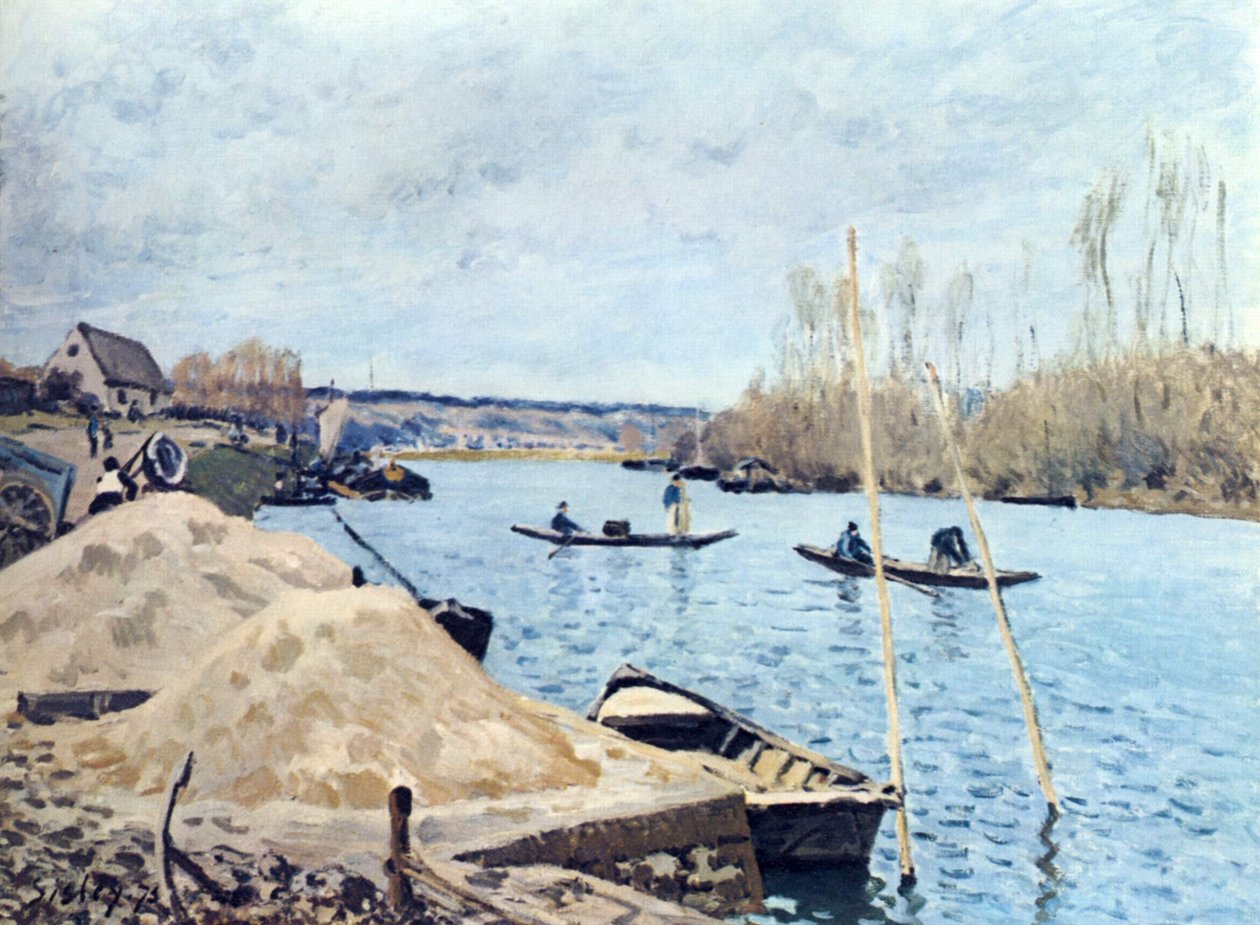 La Seine à Port Marly - Alfred Sisley