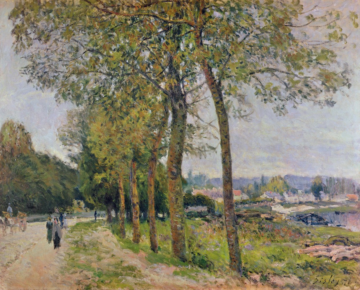 La Seine à Marly, 1876 - Alfred Sisley