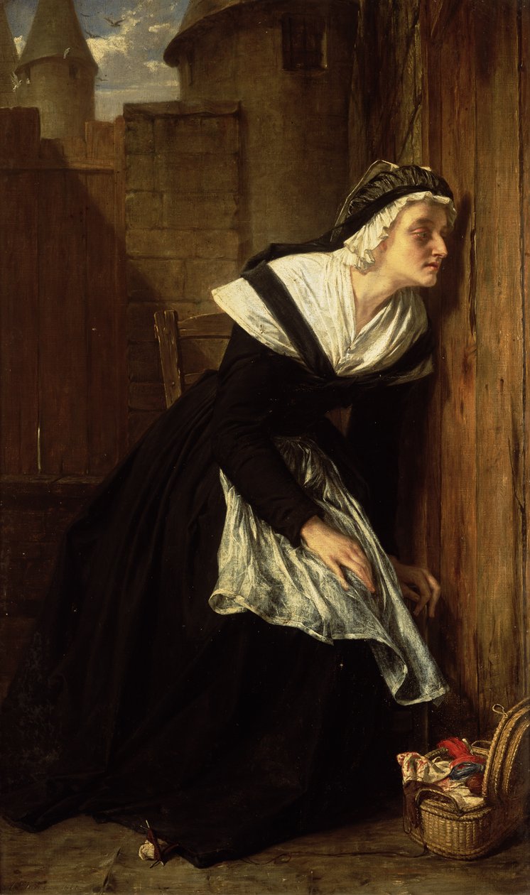 Marie-Antoinette dans la prison du Temple, 1861 - Alfred W. Elmore