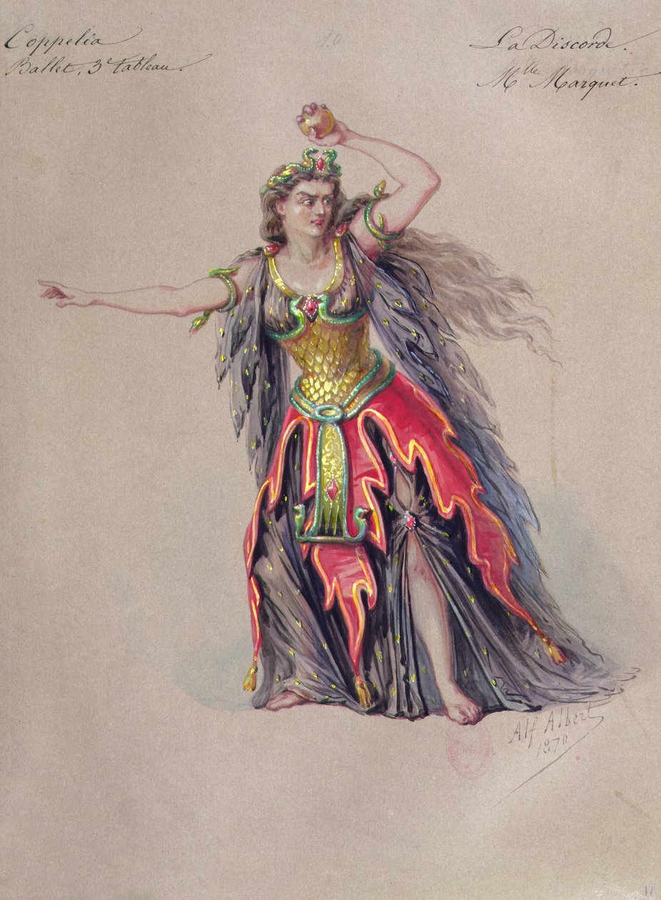 Costume pour Discorde dans le ballet 