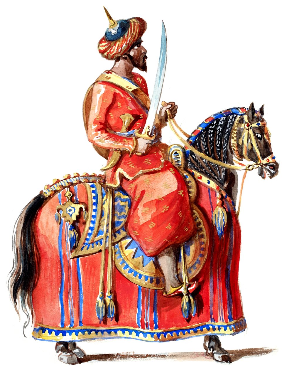 Halévy - La magicienne - maquettes de costumes par Alfred Albert - 30. (Jeu d
