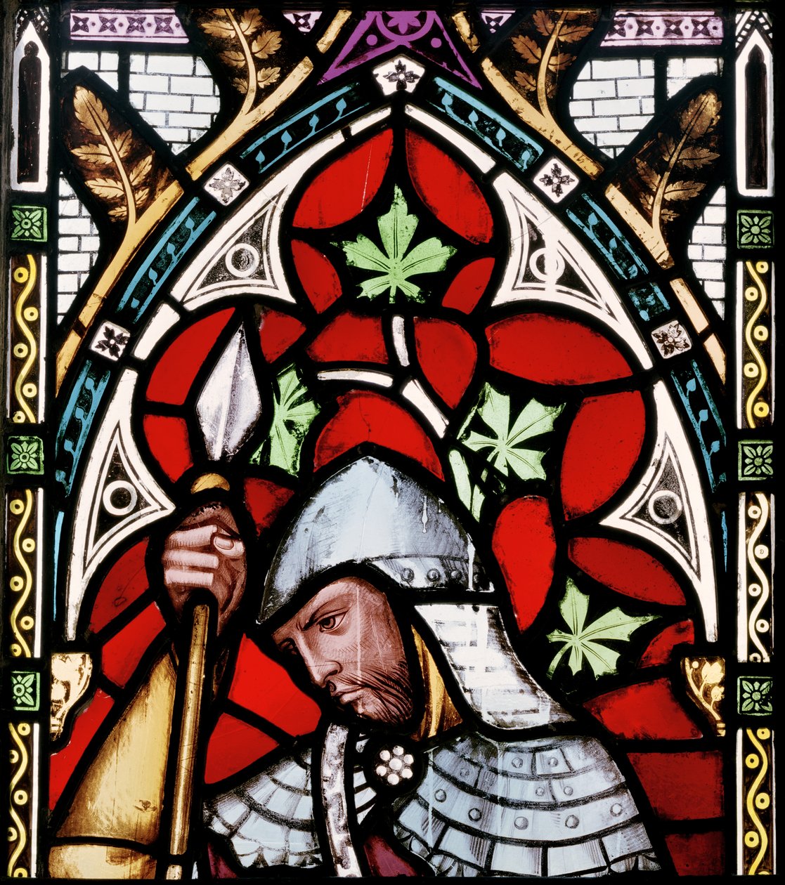 Un soldat écoutant Jean-Baptiste prêcher (détail) - Alfred Bell
