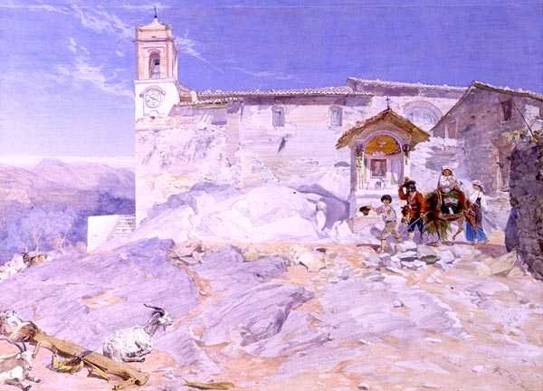 Sta Rocco, Olevano - Alfred Downing Fripp
