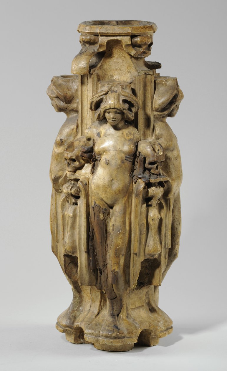 Une des 9 maquettes pour la cheminée de Sam Wilson, vers 1908-14 (plâtre et gomme-laque) - Alfred Gilbert