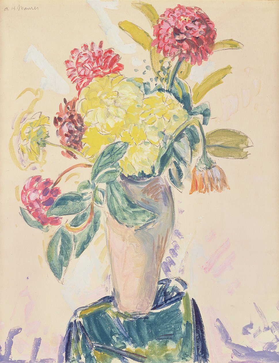 Zinnias, vers 1926 - Alfred Henry Maurer