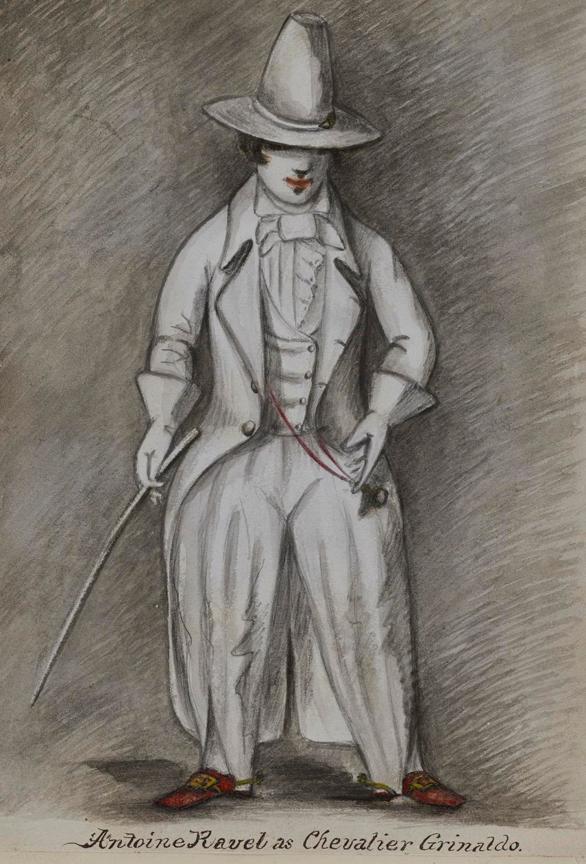 Antoine Ravel dans le rôle du Chevalier Grinaldo - Alfred Jacob Miller