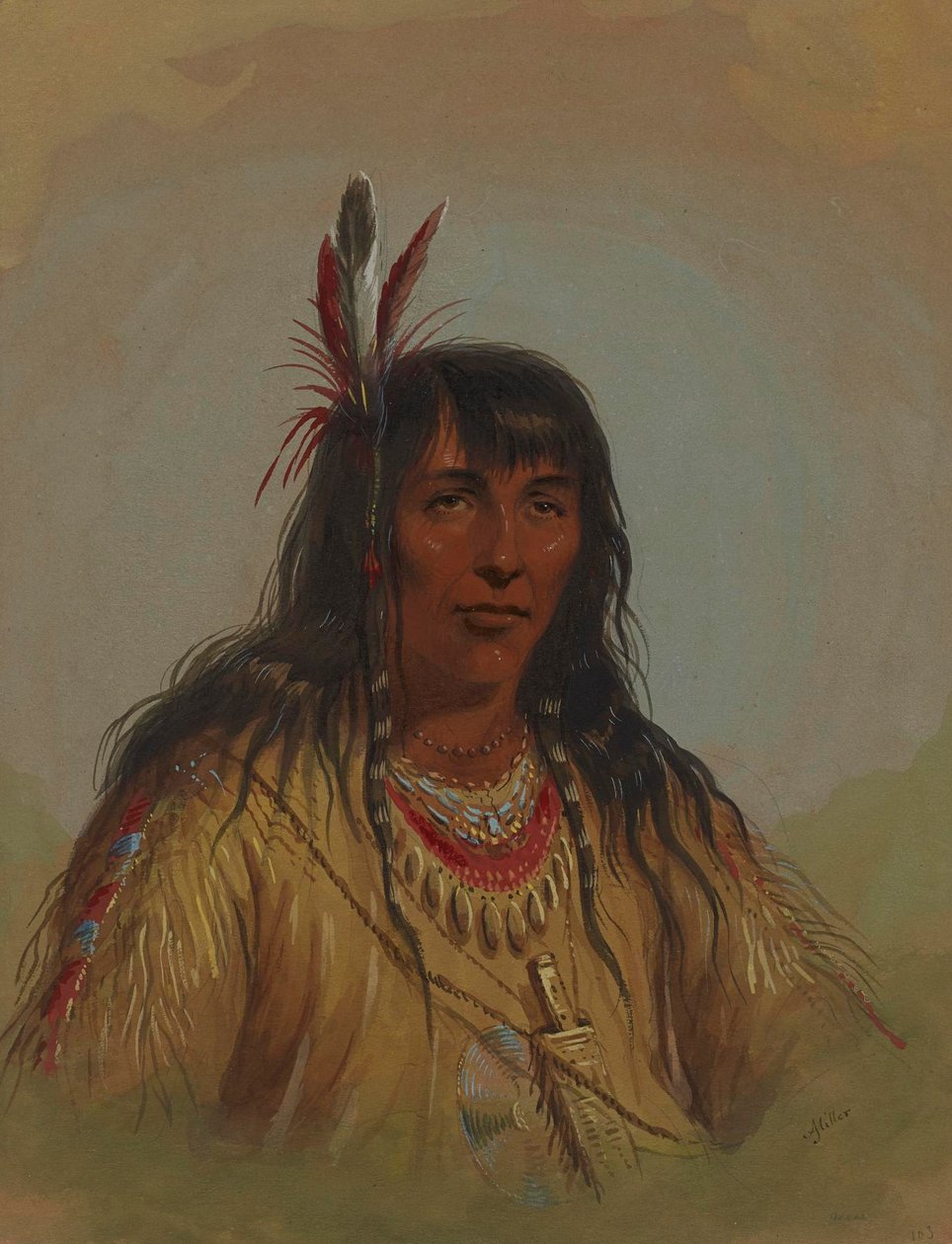 Indien Bannock - Alfred Jacob Miller