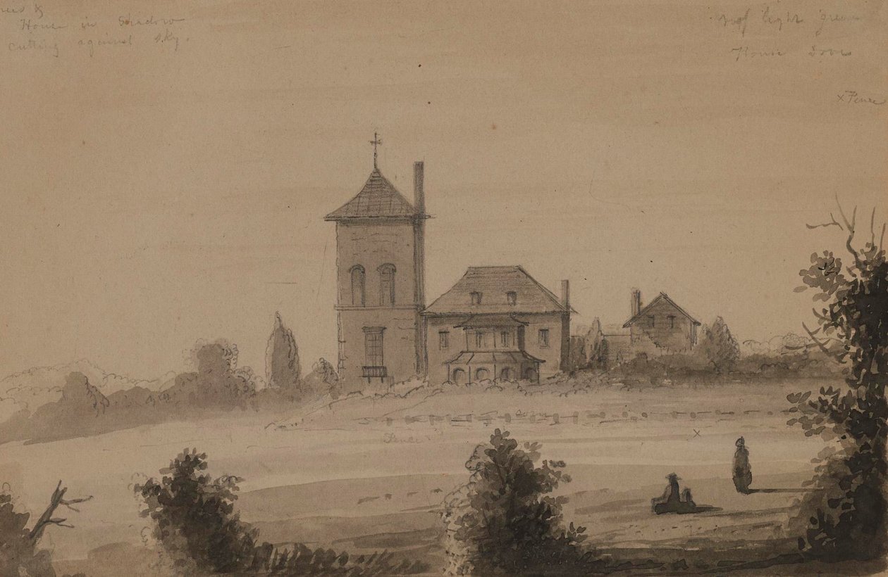 Résidence de campagne de Reverdy Johnson - Alfred Jacob Miller