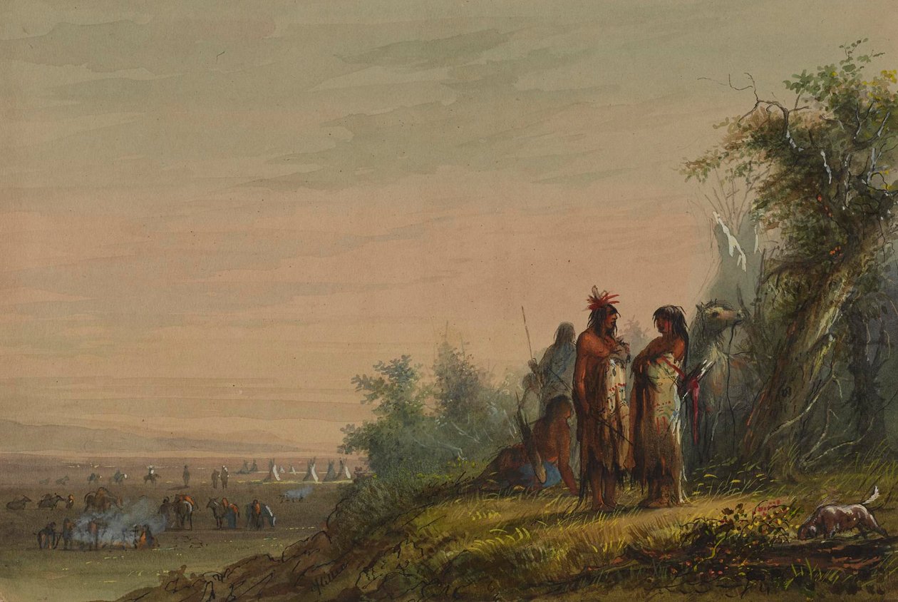 Campement - Alfred Jacob Miller