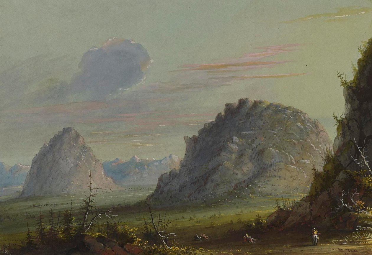 Formations of Rock - Alfred Jacob Miller