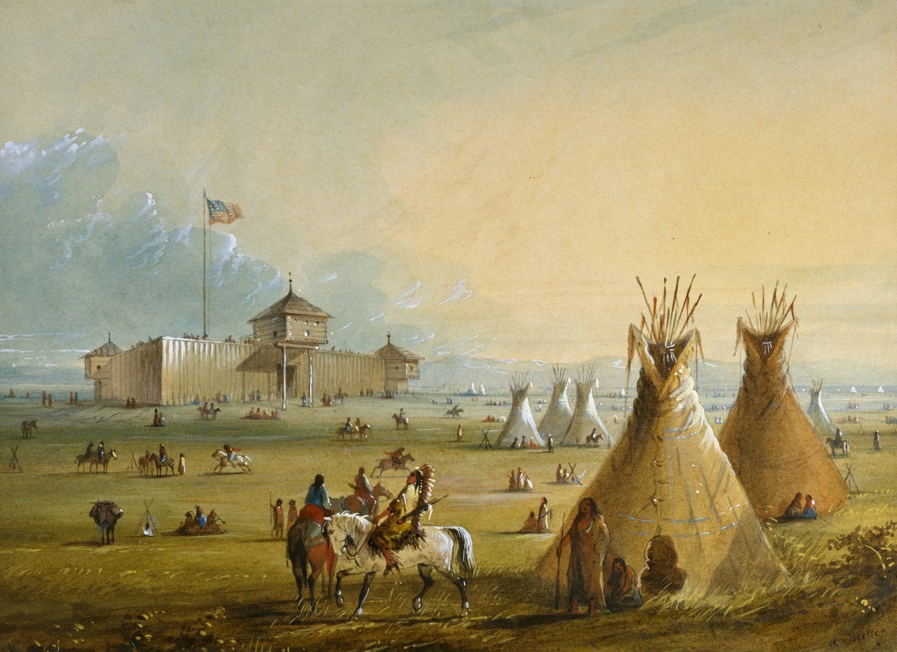 Fort Laramie - Alfred Jacob Miller