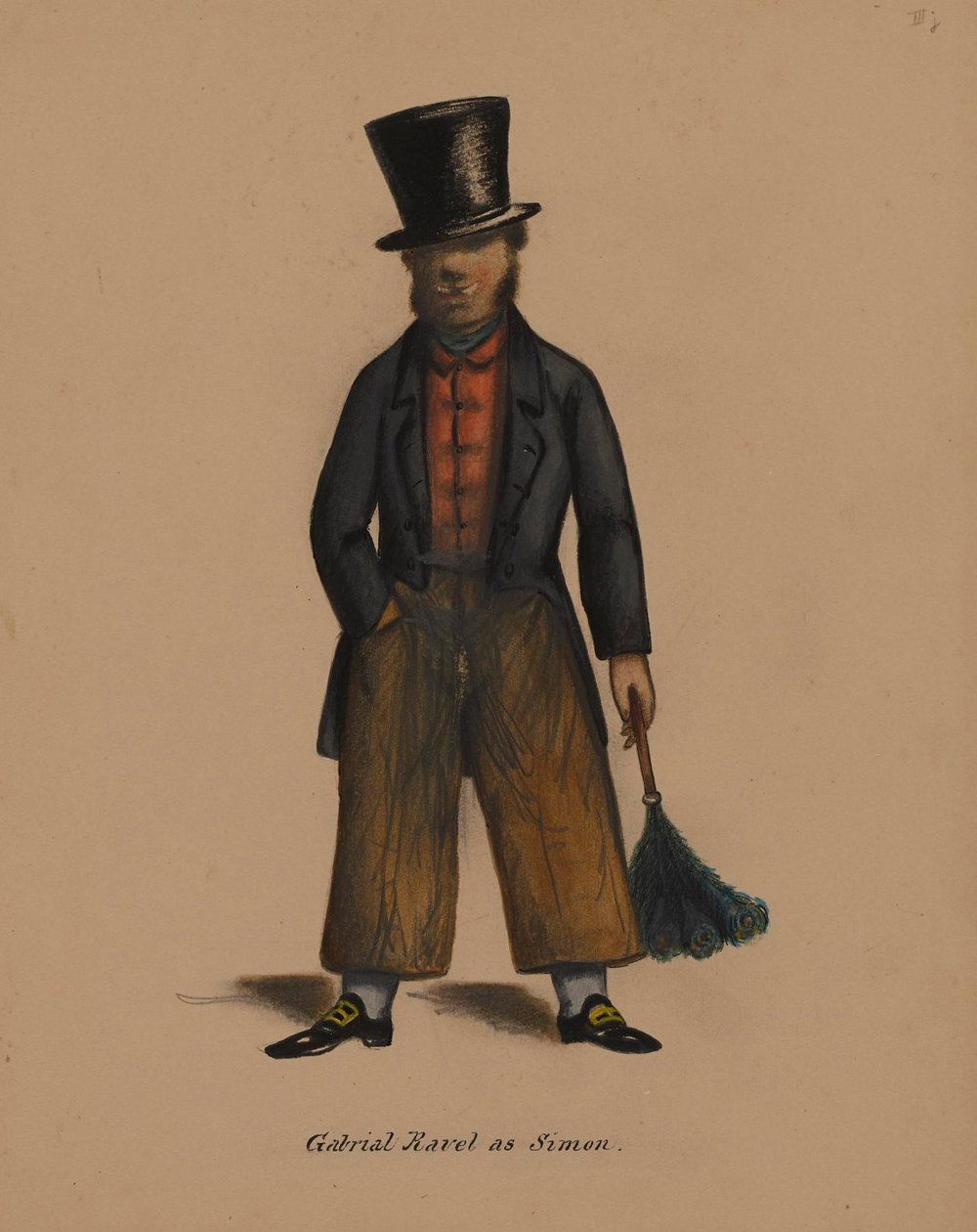 Gabriel Ravel dans le rôle de Simon - Alfred Jacob Miller