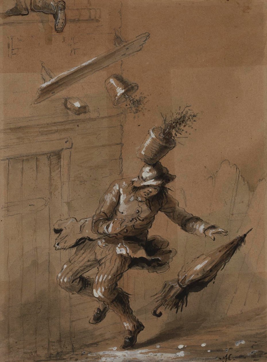 Jacques Strop reçoit un bouquet - Alfred Jacob Miller