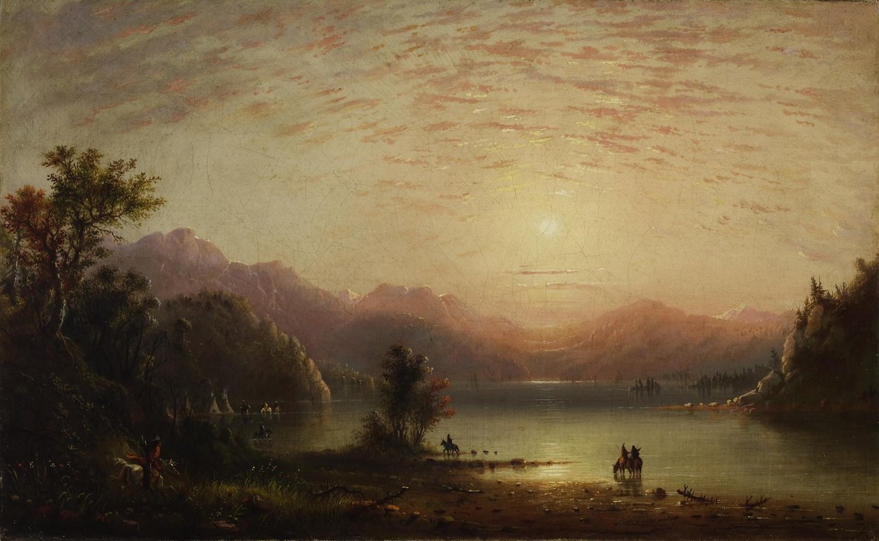 Paysage des Montagnes Rocheuses - Alfred Jacob Miller