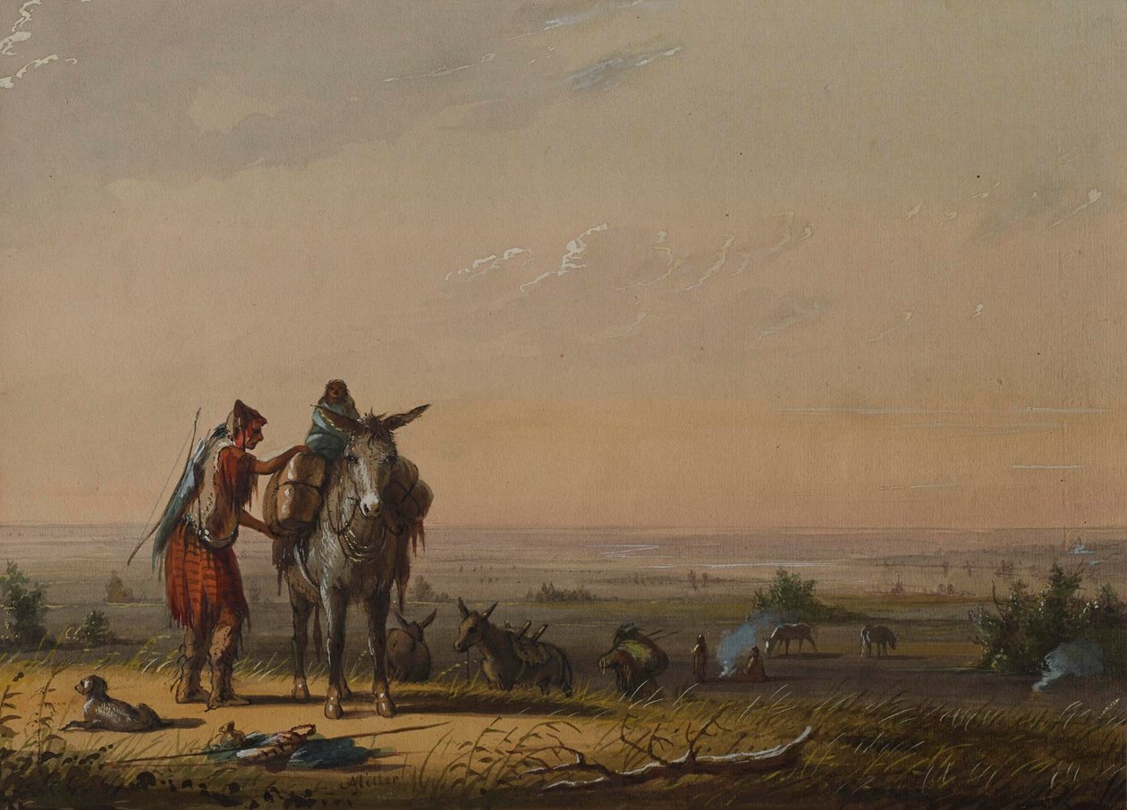 Les fouilleurs de racines - Alfred Jacob Miller