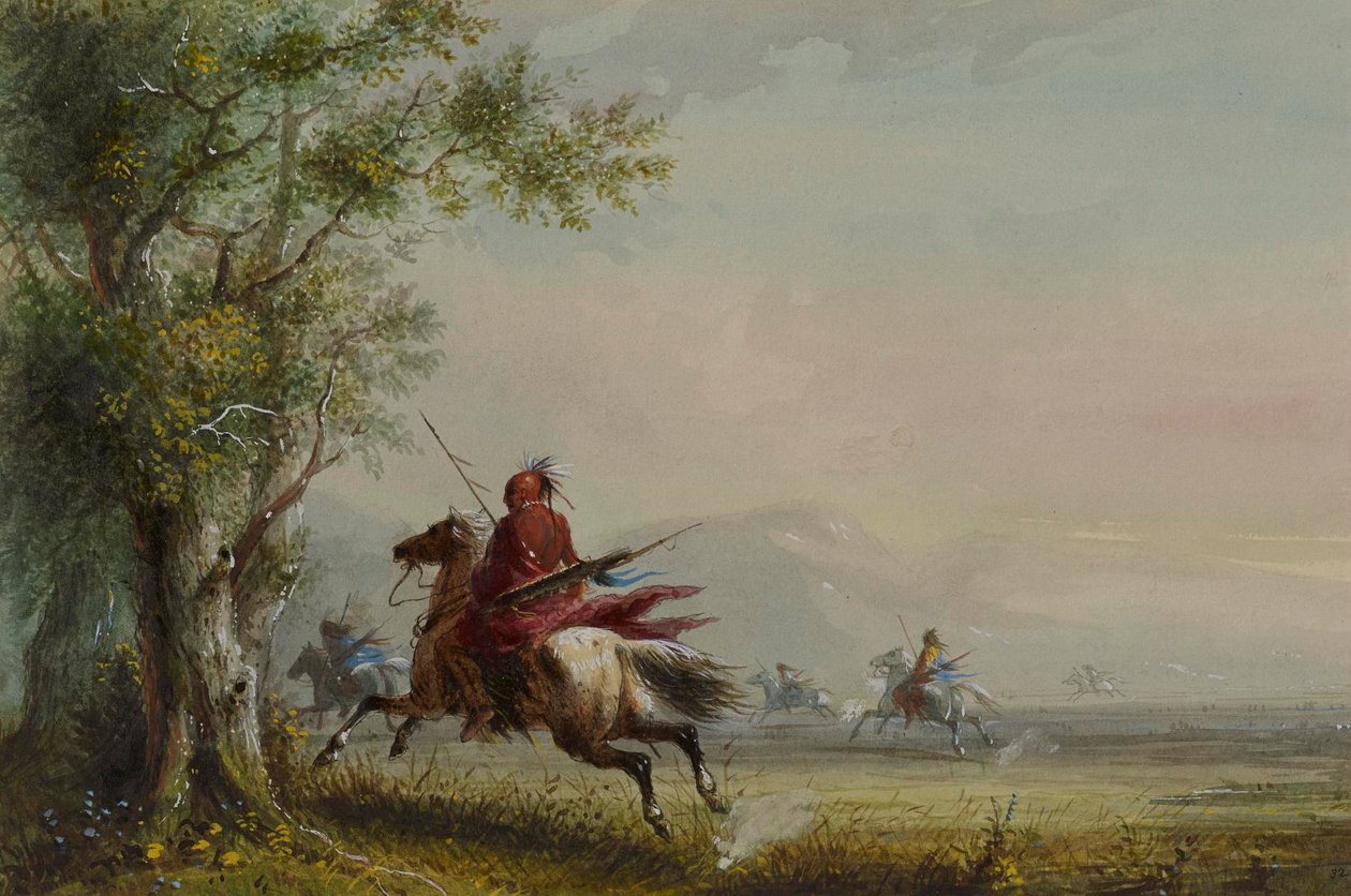 Reconnaissance des Sioux - Alfred Jacob Miller