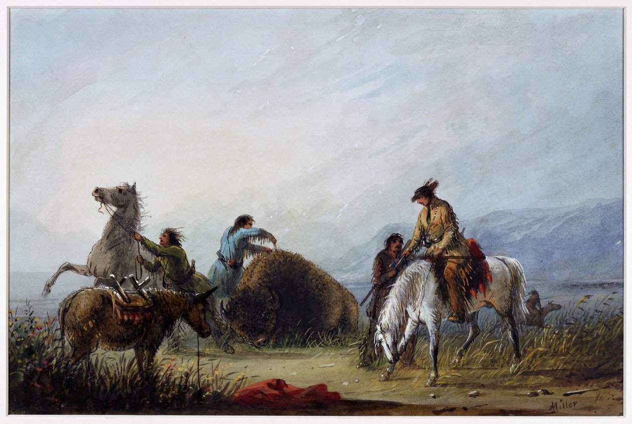 La côte « Hump » - Alfred Jacob Miller