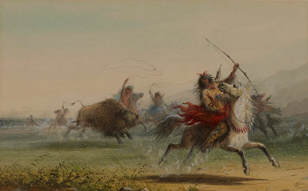 La bravade - Alfred Jacob Miller