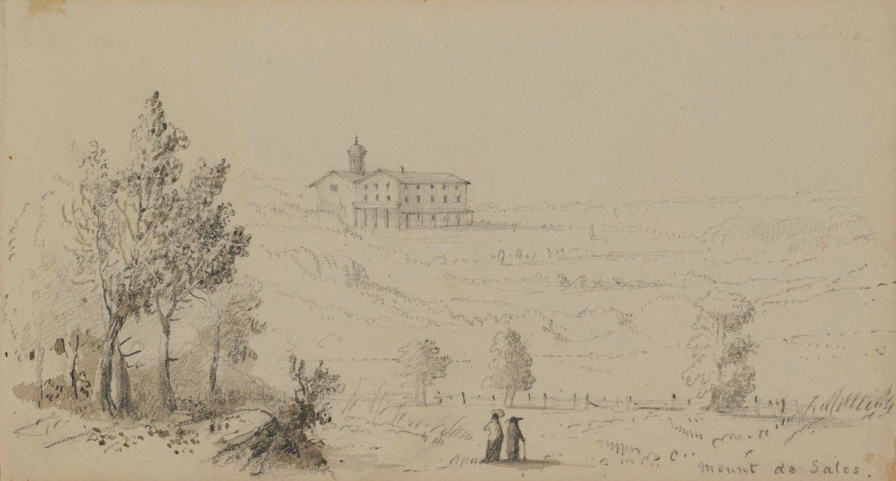 Vue du mont de Sales - Alfred Jacob Miller