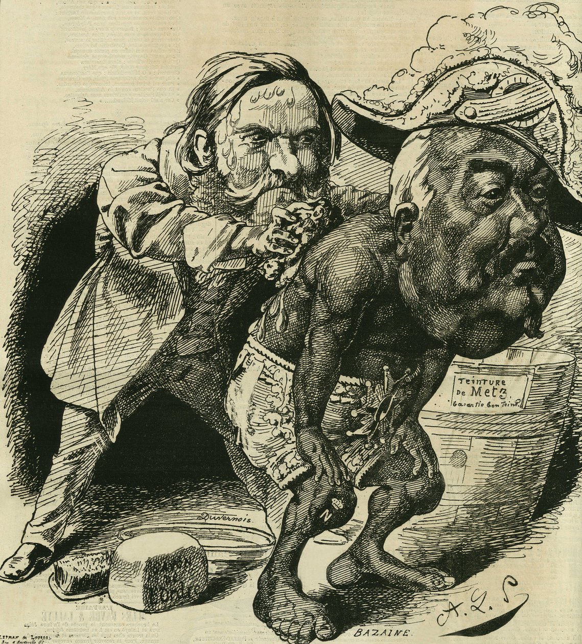 Clement Duvernois (1836-1879), homme politique français, a tenté de réhabiliter François Achille Bazaine (François-Achille) - Alfred Le Petit