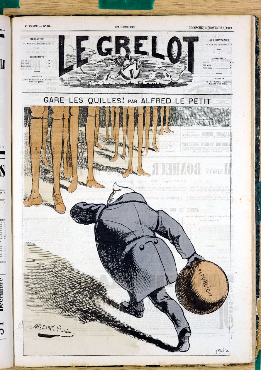 Couverture de « Le Grelot », numéro 84, Satirique en couleurs - Alfred Le Petit