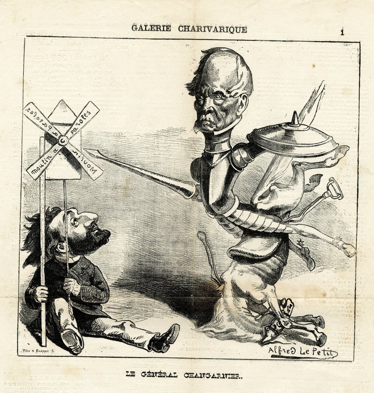 Illustration de Alfred Le Petit (1841-1909) dans Le Charivari - Alfred Le Petit