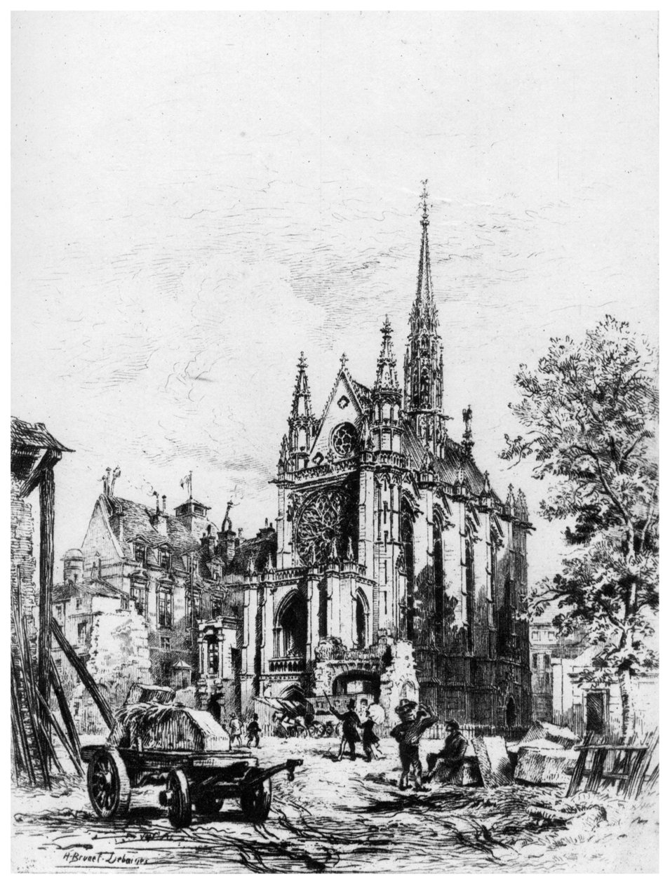 La Sainte-Chapelle - Alfred Louis Brunet Debaines