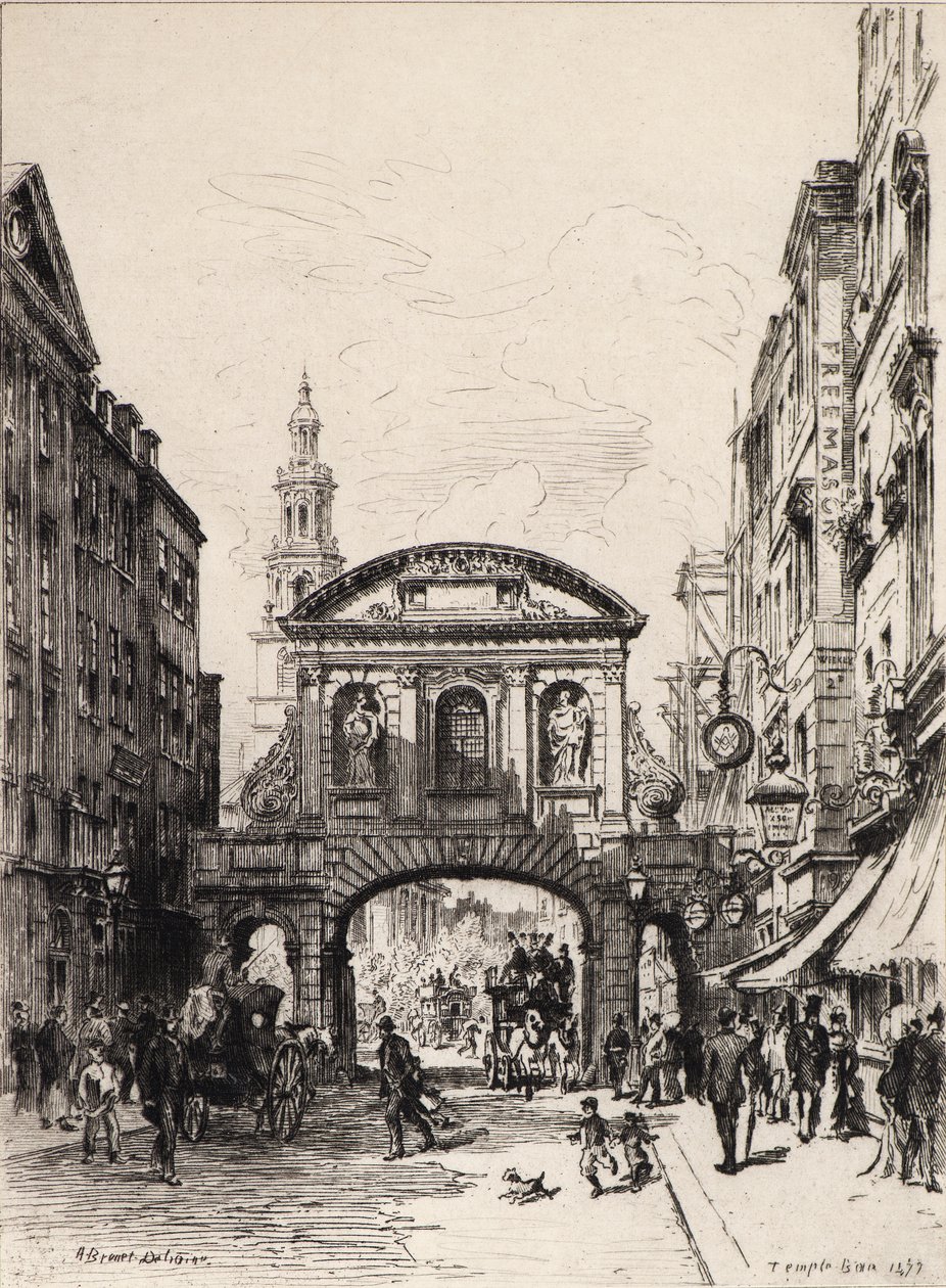 Temple Bar - Alfred Louis Brunet Debaines