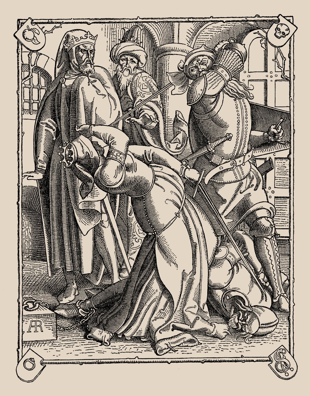 Les Nibelungen. Comment Gunther et Hagen et Kriemhild ont été tués, 1840-1841 - Alfred Rethel
