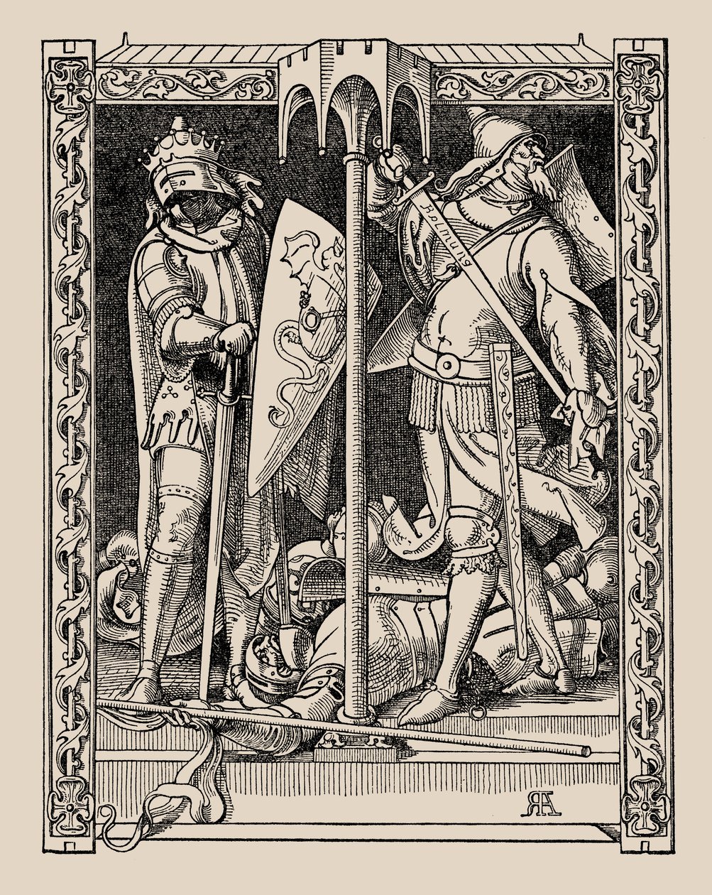 Die Nibelungen. Comment les hommes de Sir Dietrich ont tous été tués, 1840-1841 - Alfred Rethel
