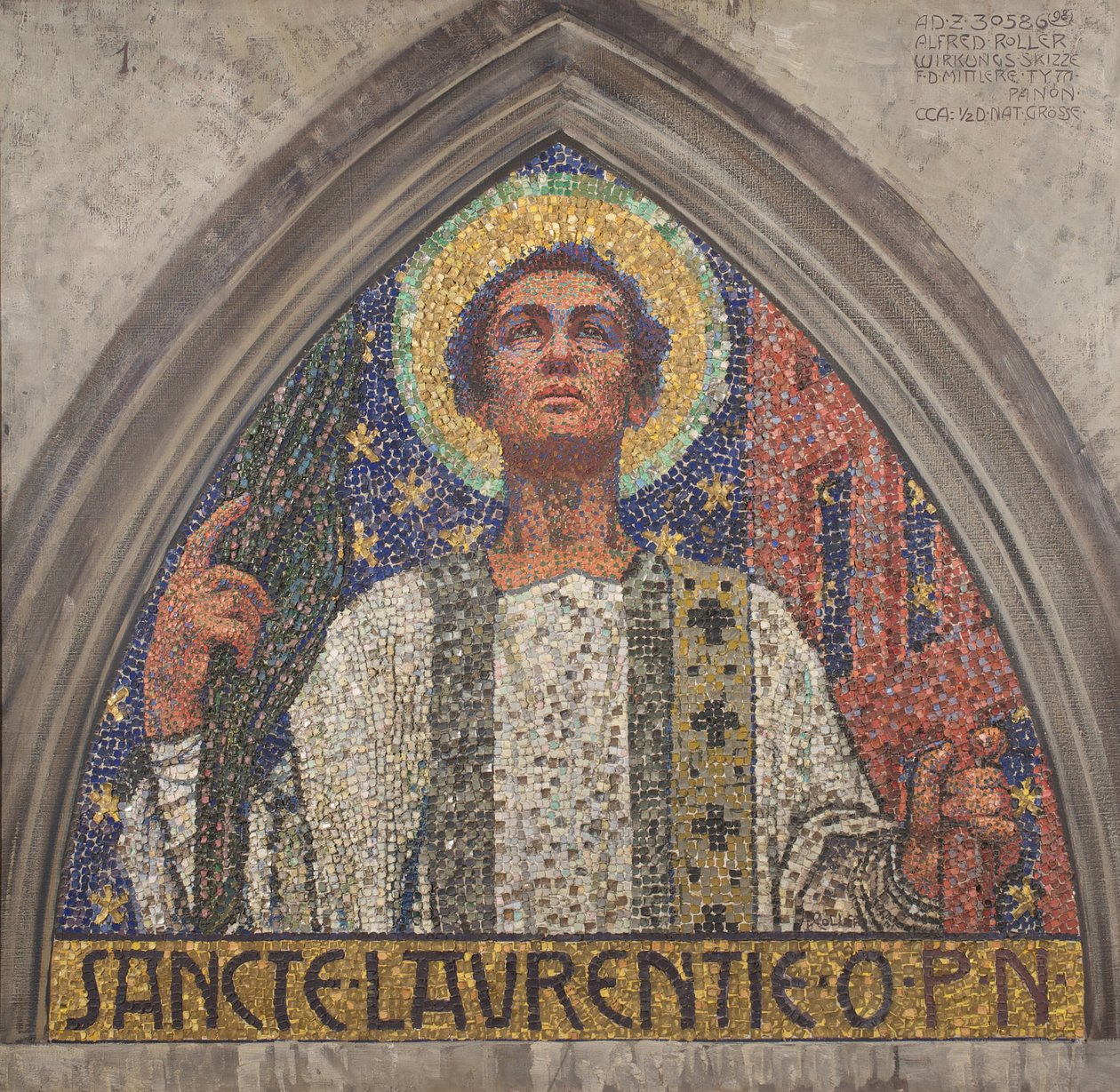 Der heilige Laurentius von Alfred Roller