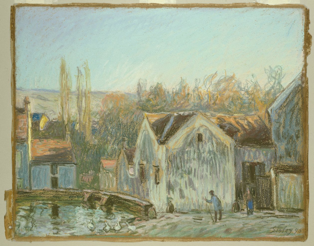 Un coin de Moret-sur-Loing - Alfred Sisley
