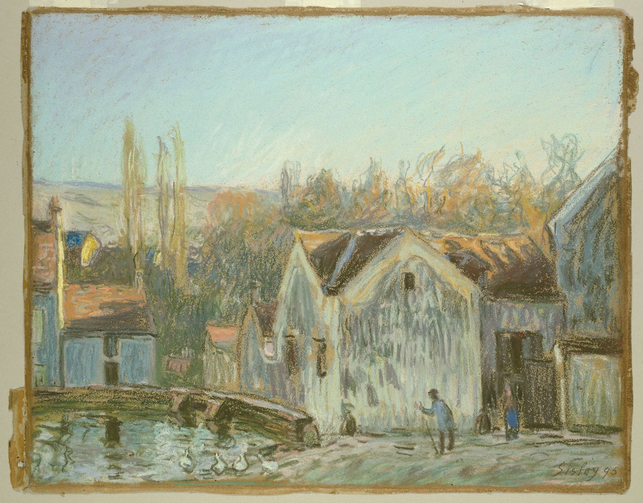Un coin de Moret-sur-Loing - Alfred Sisley