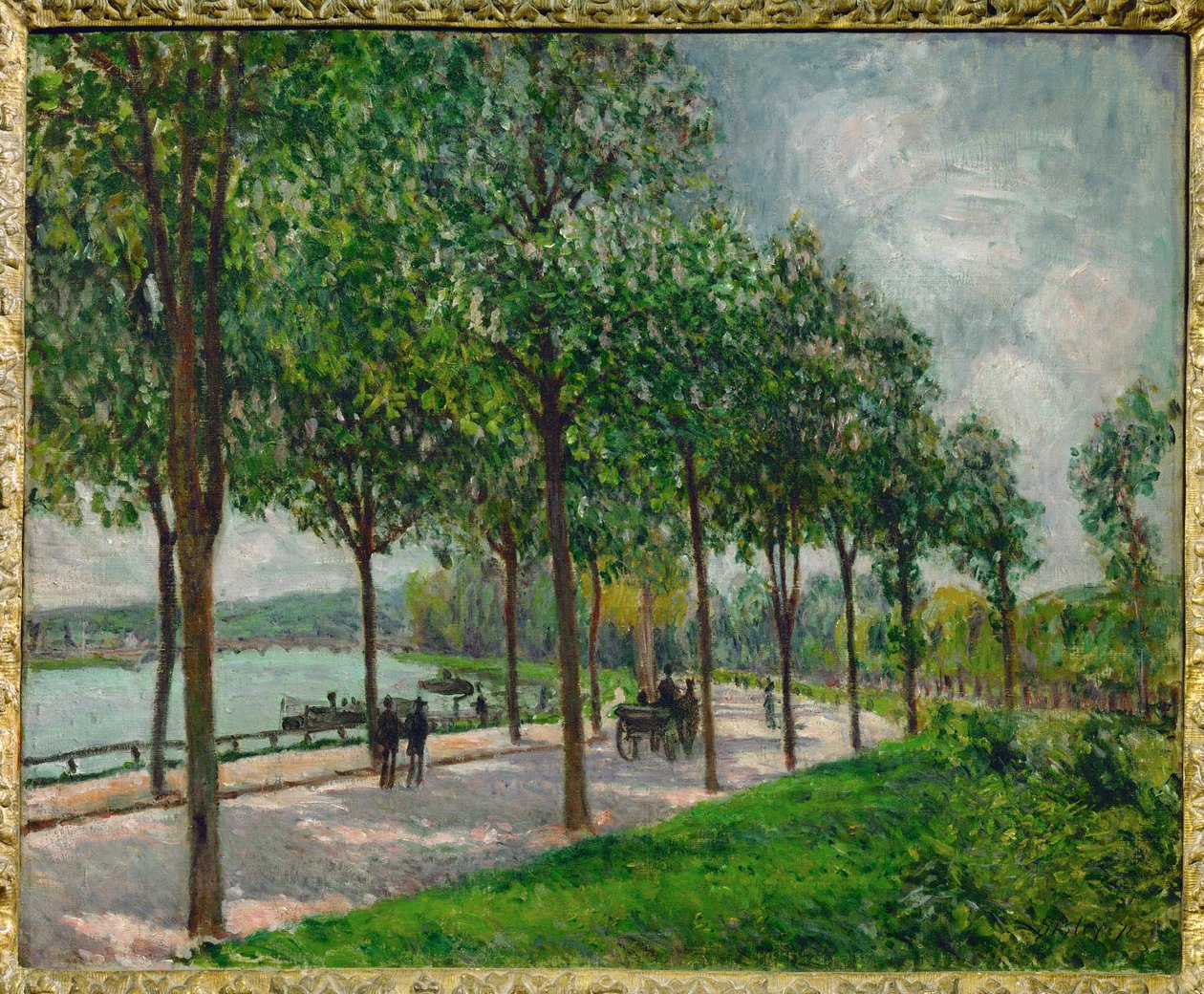 Allee des marroniers - Alfred Sisley