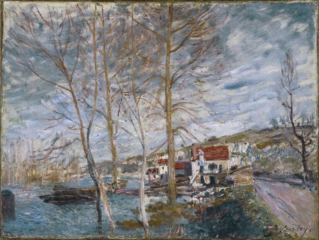 Inondation à Moret, 1879 - Alfred Sisley