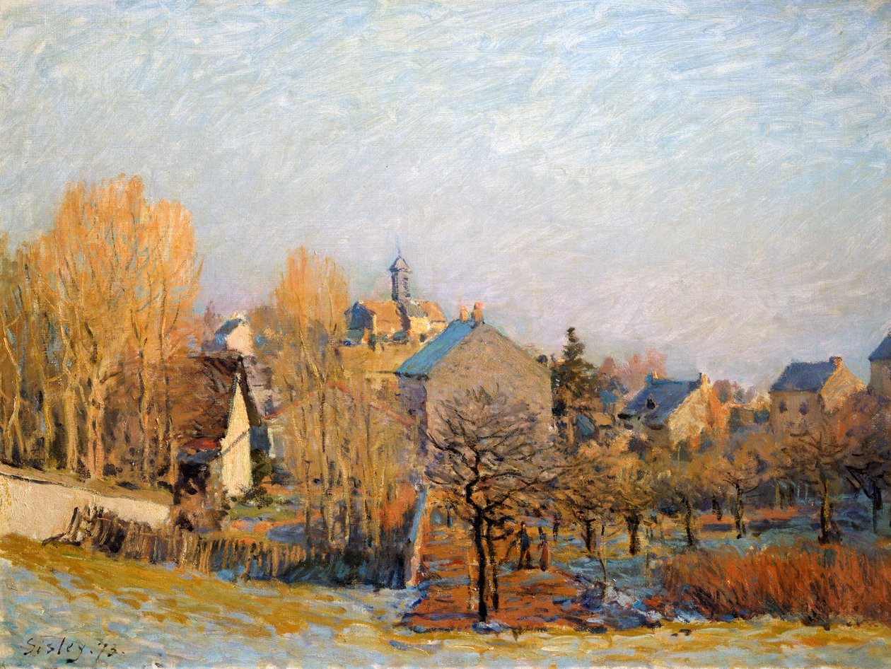 Gel à Louveciennes, 1873 - Alfred Sisley