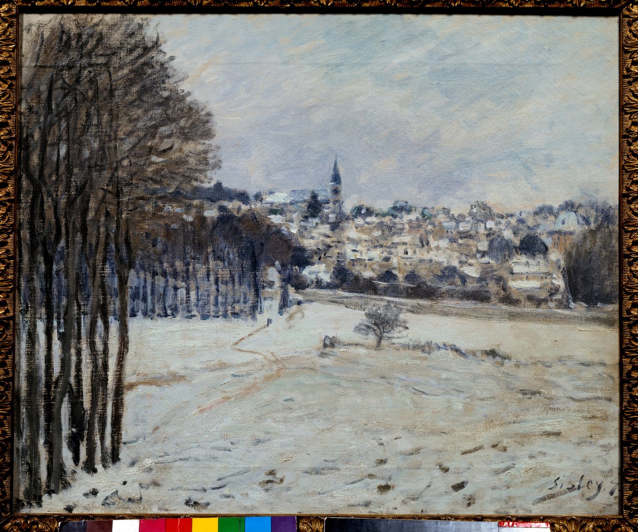 La neige à Marly - Alfred Sisley