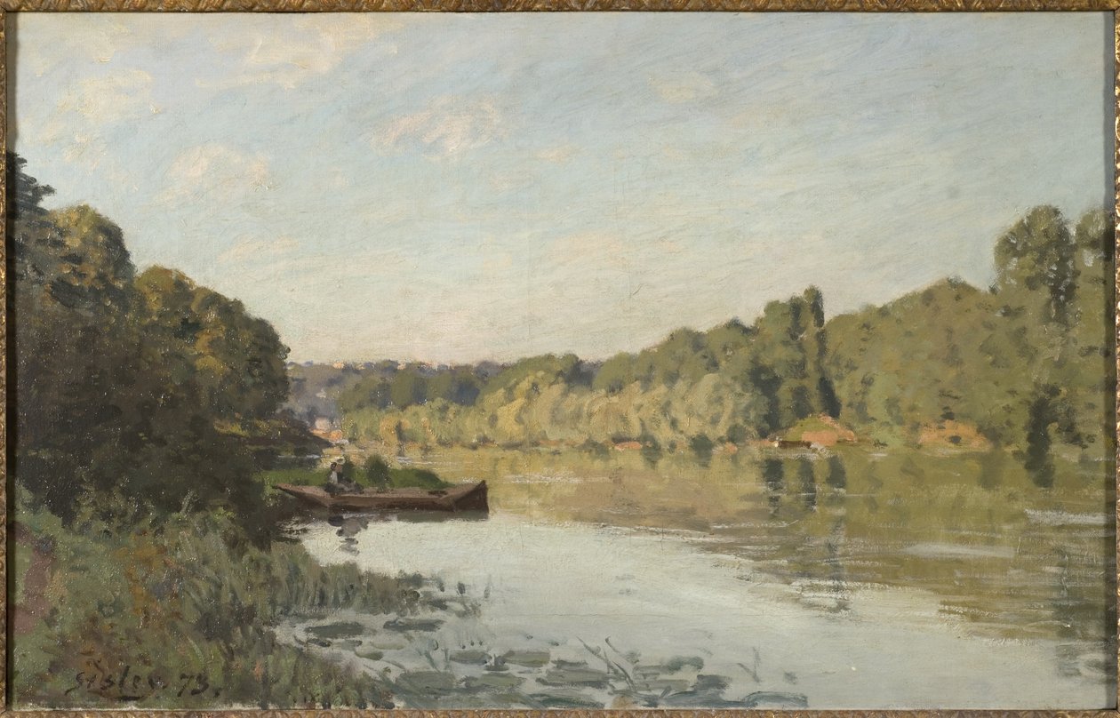 Paysage de Bougival - Alfred Sisley