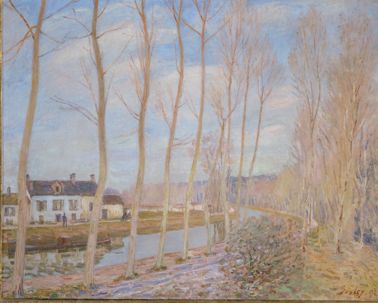 Le canal du Loing - Alfred Sisley