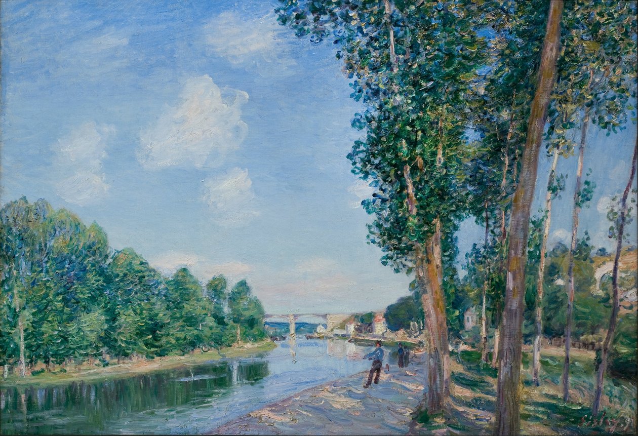 Saint-Mammès. June Sunshine - Alfred Sisley