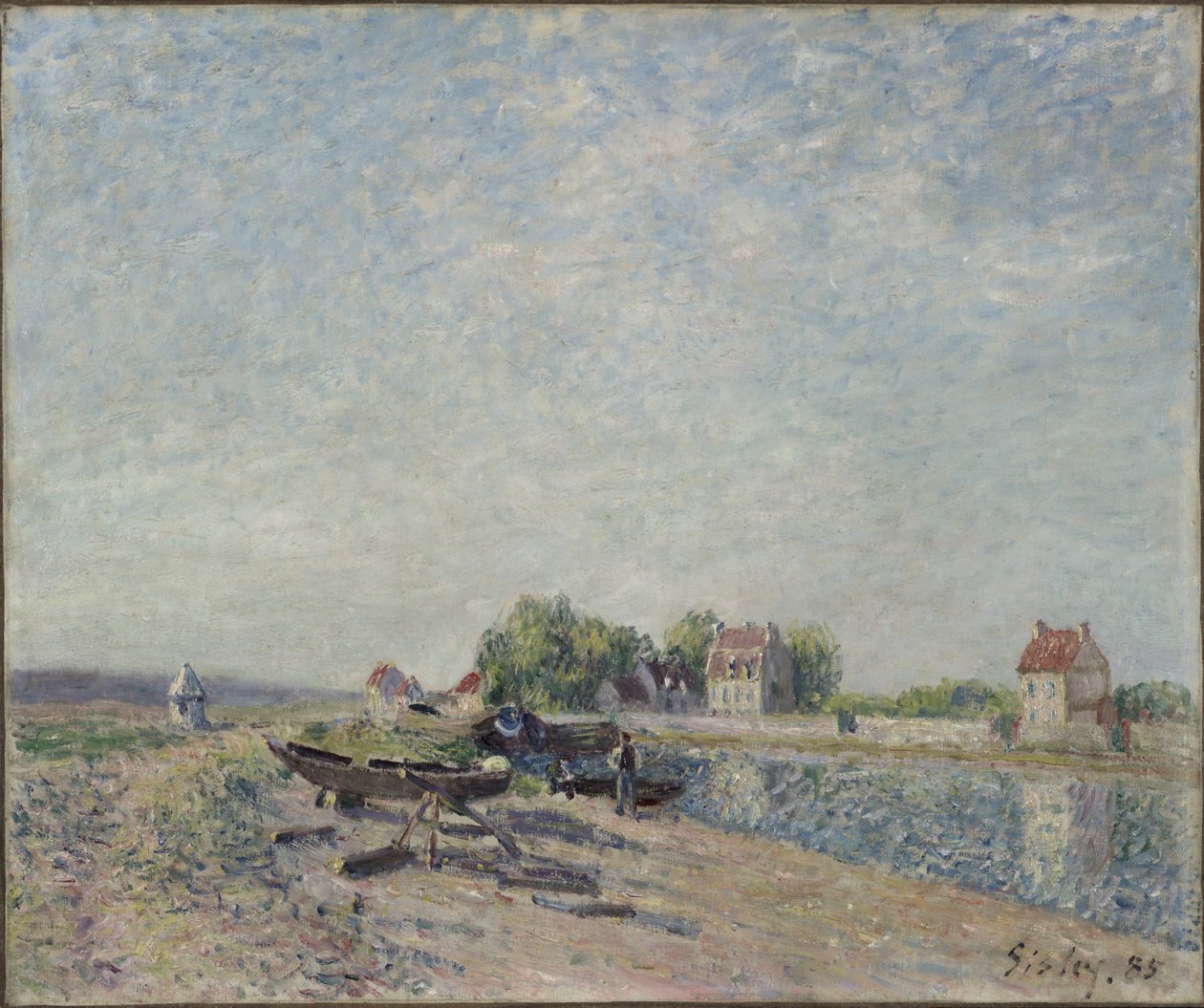 Saint-Mammès, canal du Loing - Alfred Sisley