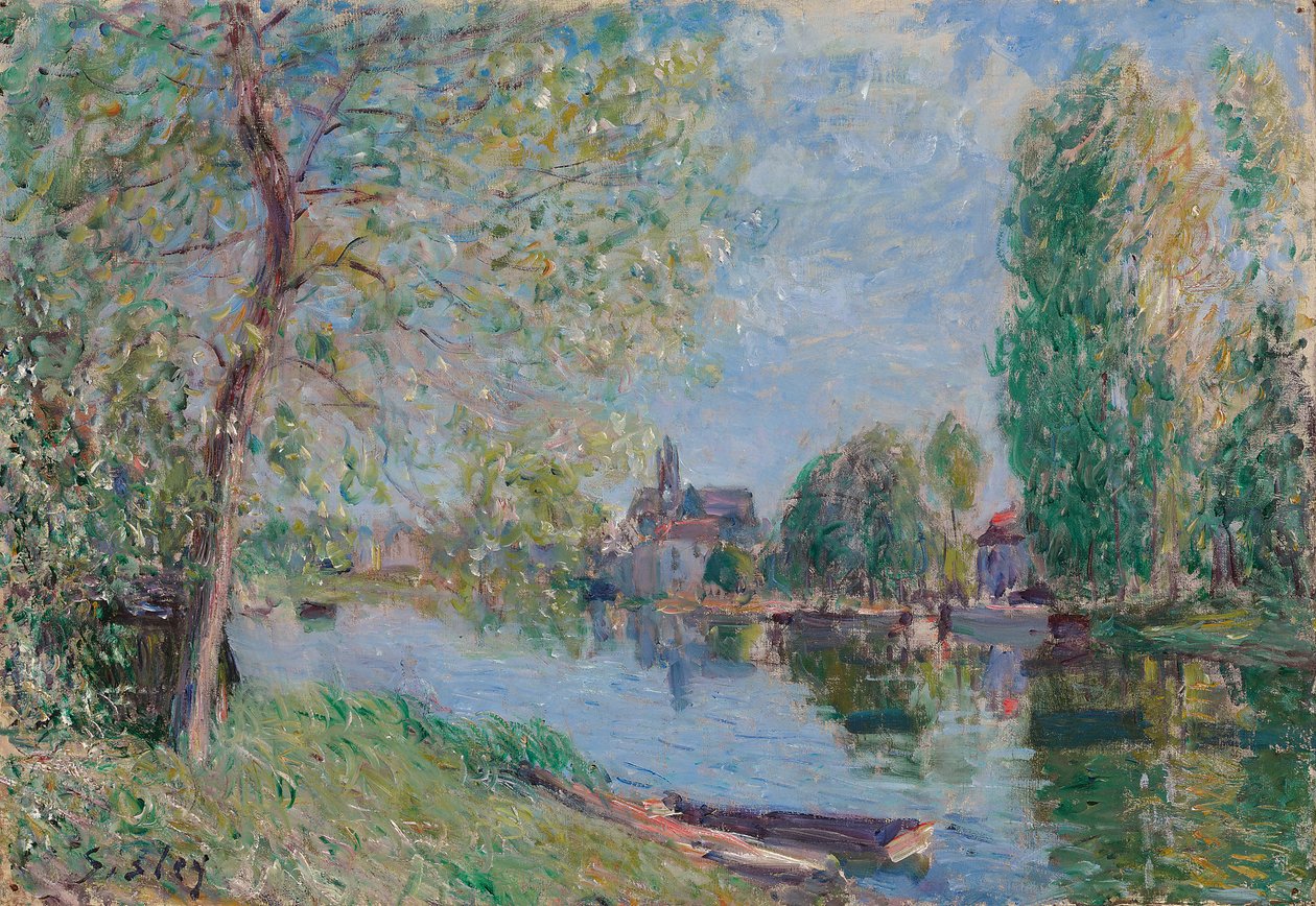 Printemps à Moret-sur-Loing, 1891 - Alfred Sisley