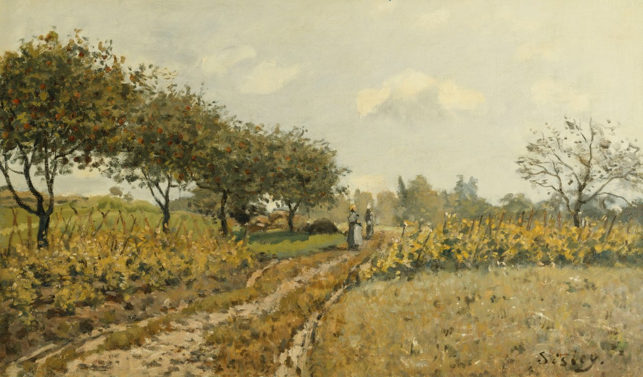 Le chemin dans la campagne, 1876 - Alfred Sisley
