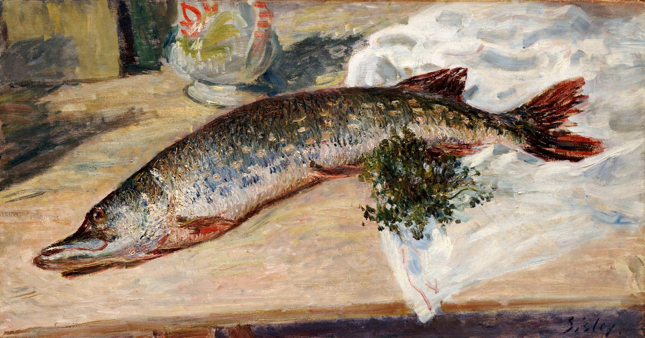 Le Brochet - Alfred Sisley