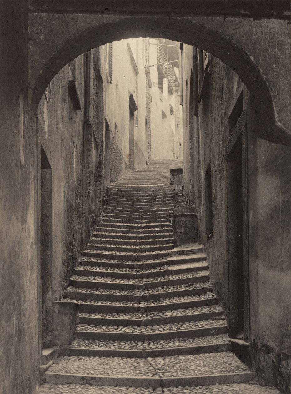 Une rue à Bellagio - Alfred Stieglitz